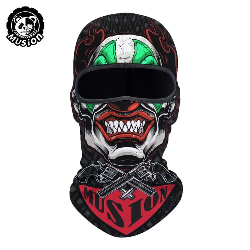 Passamontagna fai-da-te Maschera da sci Moto Maschera a pieno facciale Cappuccio esterno Copricapo Fantasmi Maschera con teschio Uomo Donna Per Halloween