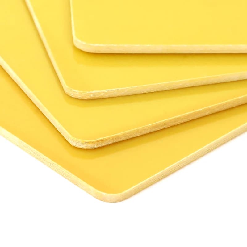 Customized Epoxy Panel 3240 High Temperature Resistant Glass Fiber Insulating Panel Yellow Electric Panel in Bachelite Precision Cutting