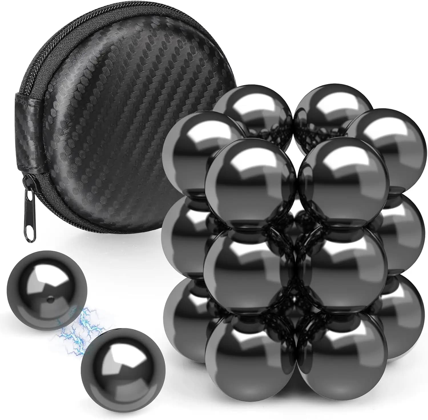 Giocattoli agitati Palla magnetica per adulti, gadget da scrivania Gioco sensoriale ADHD Anti-stress Fidgets Giocattoli magnetici per l'ansia Regalo per l'autismo