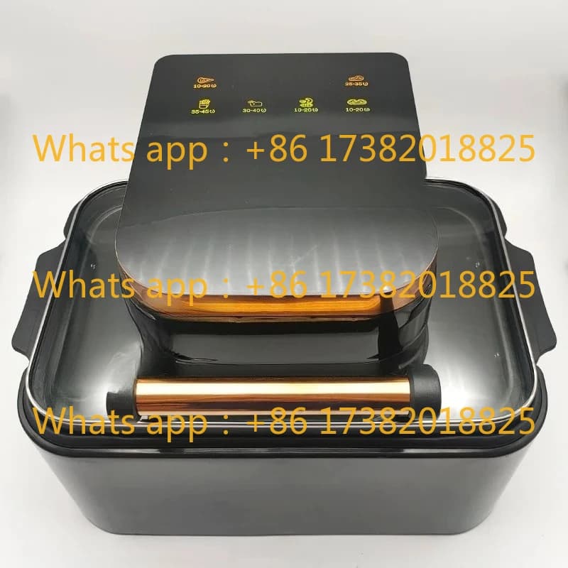 Premium Air Fryer for French Fries & Chicken - Oil-Free Digital Airfryer with 8 Presets & One-Touch Control