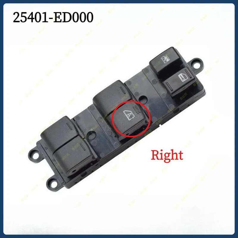 25401-ED000 Per Nissan Tiida 2006-2010 Lato Destro Alzacristallo Elettrico Pulsante Interruttore di Controllo Principale