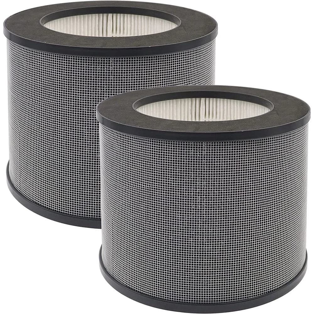 Filtro di ricambio da 2 pezzi per purificatore d'aria TaoTronics TT-AP006, filtro HEPA True 3-In-1 H13 e filtro a carbone attivo