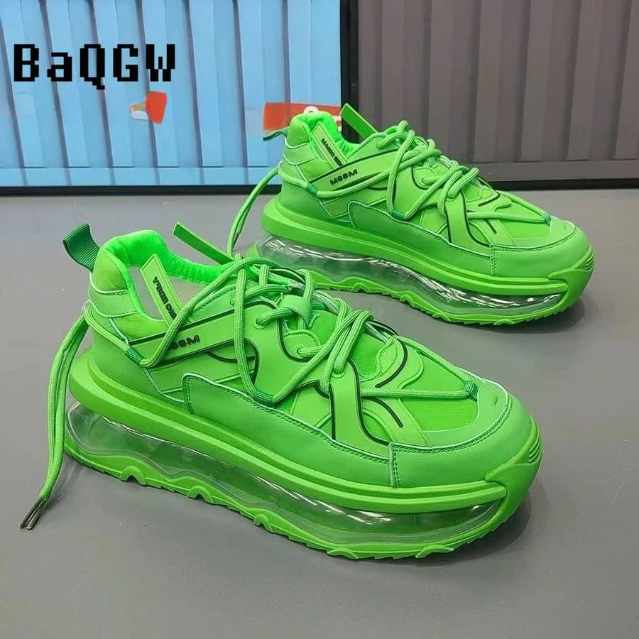 Designer Luxury Chunky Sneakers uomo Cover Bottom Board Shoes Fashion Casual vera pelle aumentato scarpe con plateau interno