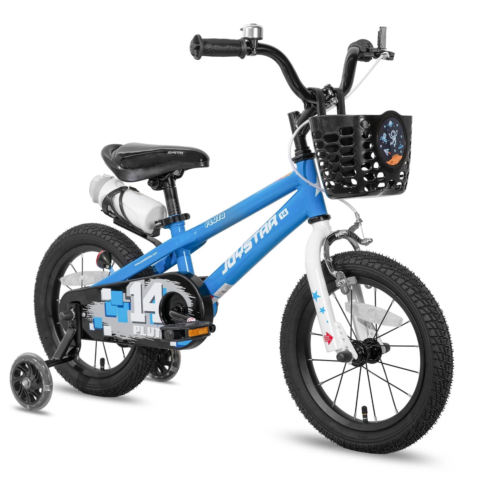 JOYSTAR Bicicletta per bambini per ragazzi e ragazze dai 3 ai 12 anni, Biciclette per bambini con ruote da allenamento illuminate, Colori multipli