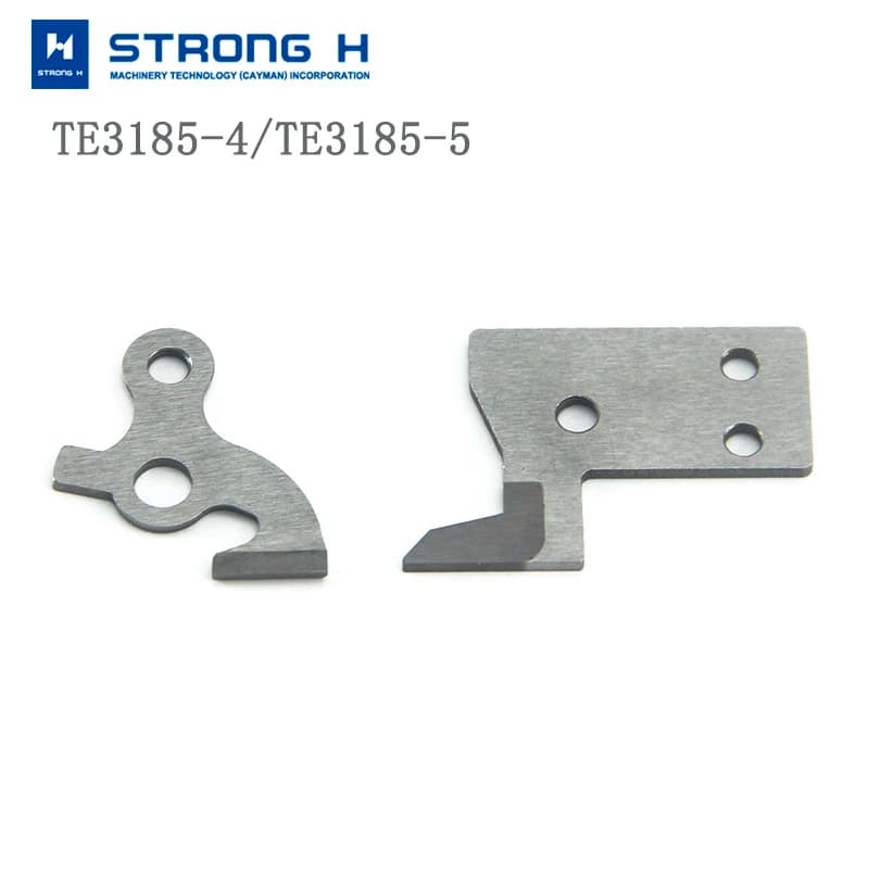 Premium TE3185-4 Lower Knife TE3185-5 Upper Knife Set Fit Silver Arrow VC008 Multi Needle Sewing Machine Spare Parts