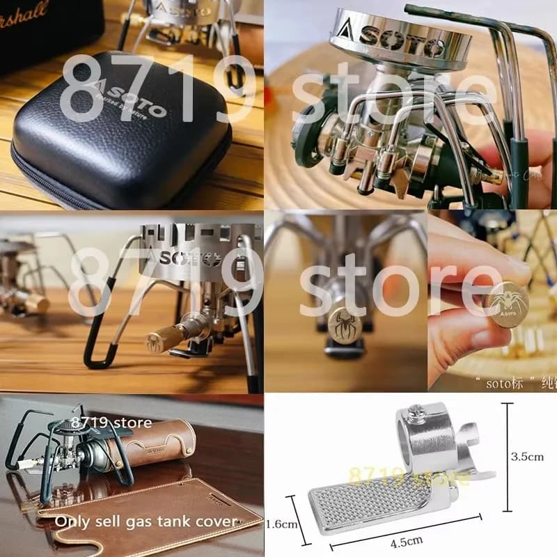 Accessori per Parabrezza per Soto 310 e Soto 340, Interruttore di Accensione per Fornello da Campeggio Spider GS600, Borsa Portaoggetti per Utensili da Cucina