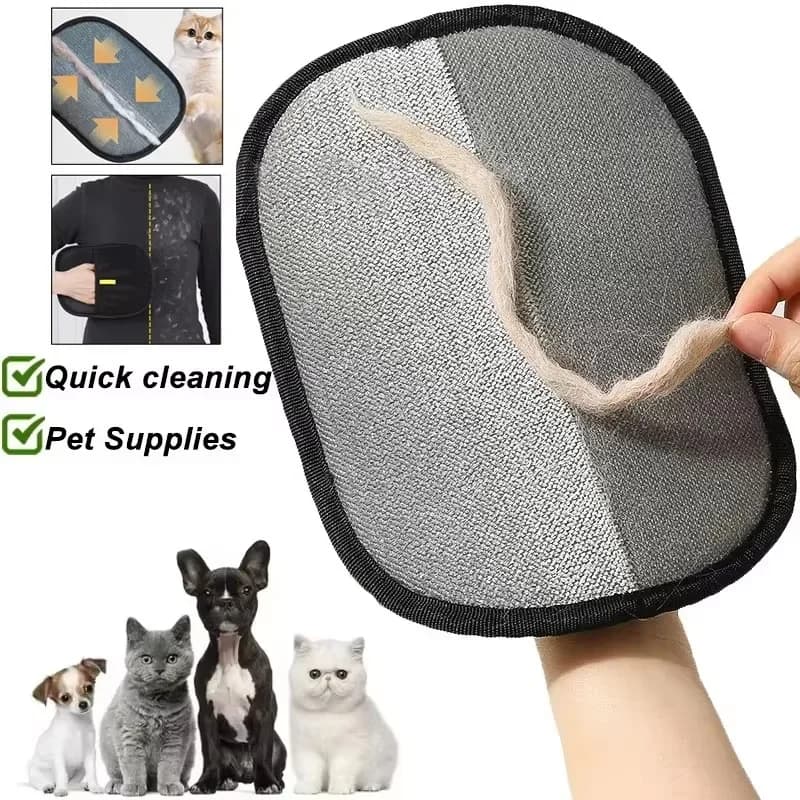 Guanto Portatile Lavabile per Rimozione Peli di Animali Domestici, Accessori per la Pulizia degli Indumenti e Prodotti per la Cura degli Animali