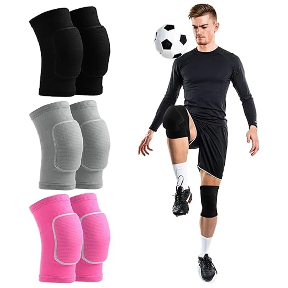 1 paio di ginocchiere da pallavolo per ballerini, ginocchiere morbide e traspiranti per uomini, donne e bambini - Ginocchiere per allenamento di pallavolo e sport