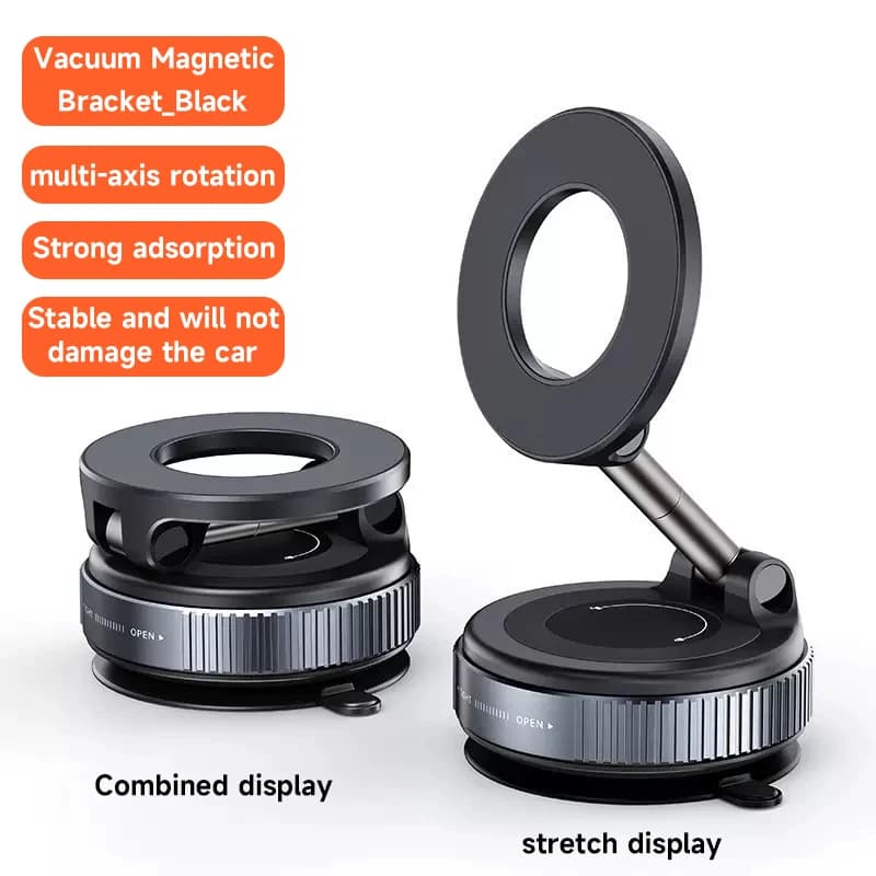 360° Rotatable Vacuum Car Dashboard Windshield Phone Bracket For iPhone Smartphone Mount Magnetic Holder New 2026
