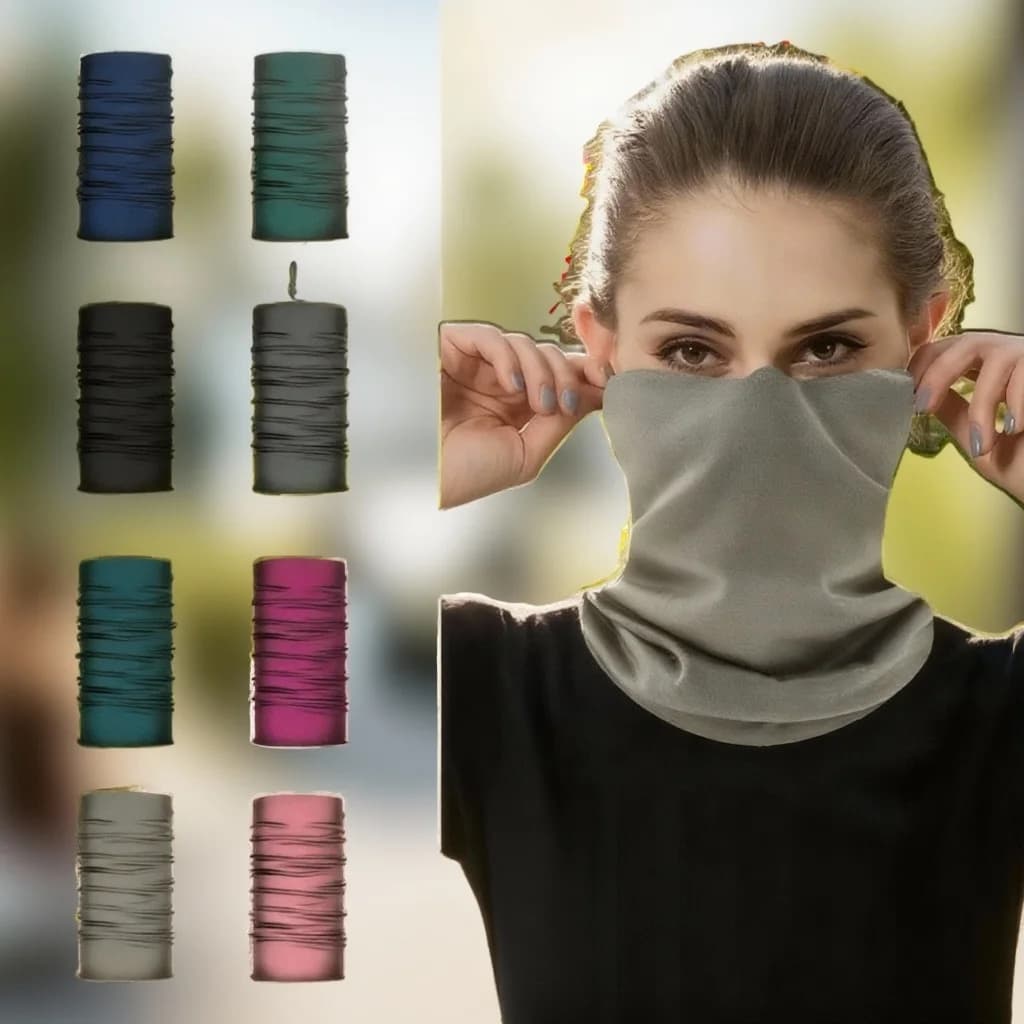 Cooling UV Face Mask Neck Gaiter Sun Protection Cycling Bandana Headband Unisex Outdoor Sports