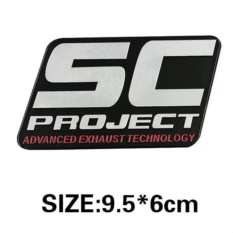 Accessori moto Tubi di scarico Adesivi decorativi in alluminio resistenti alle alte temperature Universali durevoli per tutte le MOTO