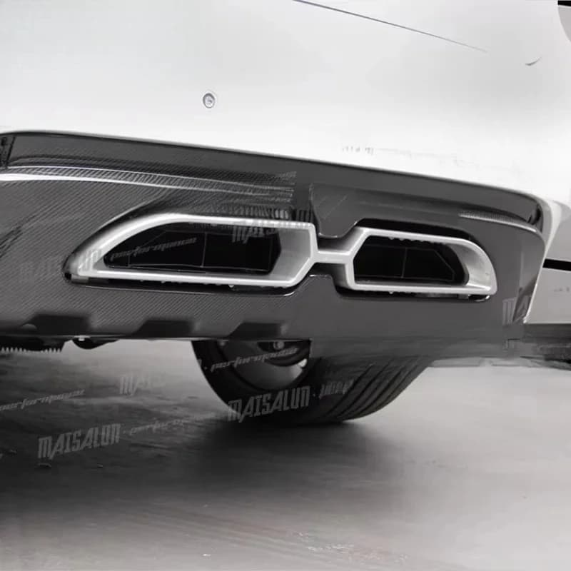 Bodykit Auto MSL X6 E71 Evo Style Carbon Fiber Bumper and Rear Diffuser Spoiler Hood Fender for X6 E71