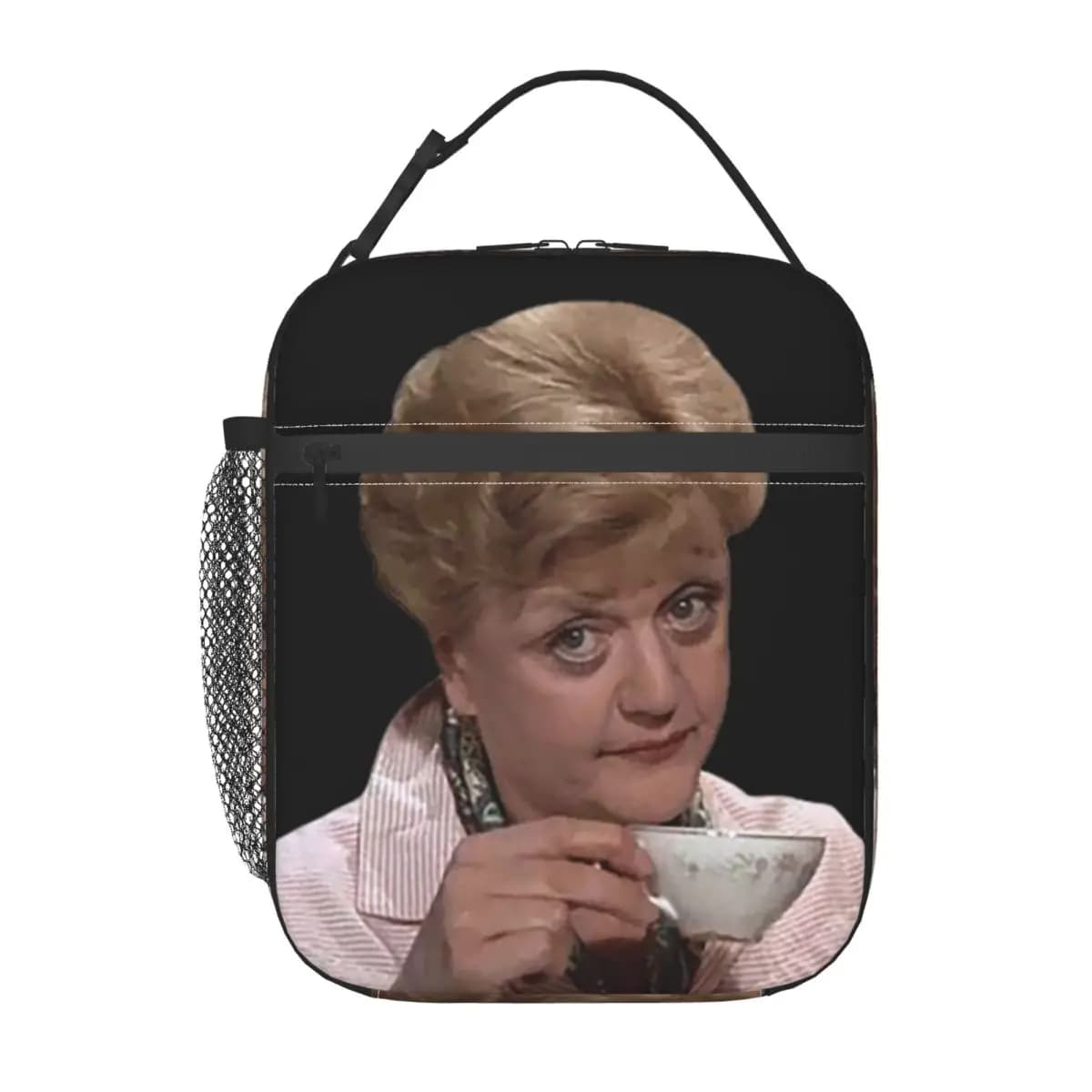 Jessica Fletcher Judging Murder She Wrote Borsa termica per il pranzo per donne e bambini, scatole portatili per alimenti, borsa termica per il pranzo