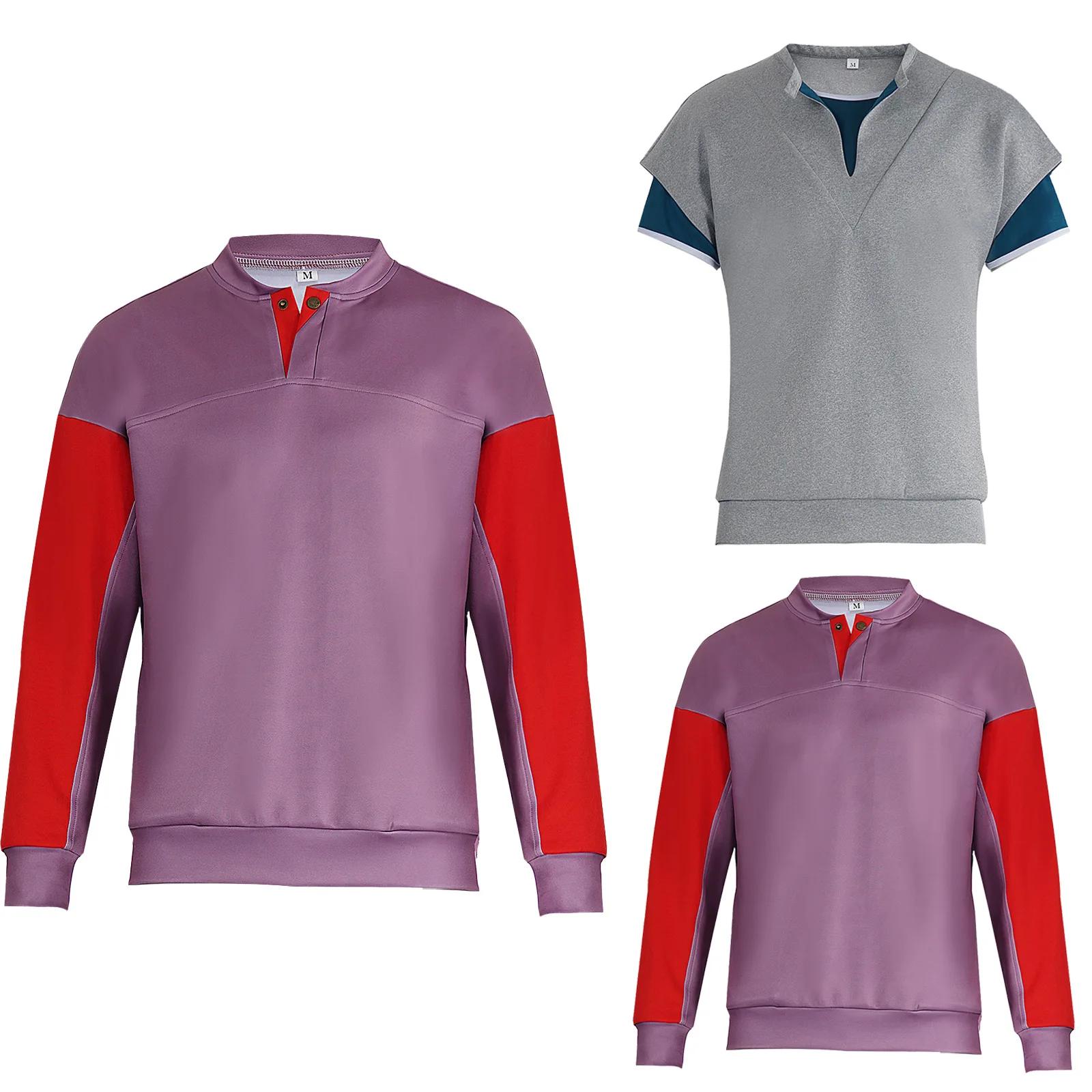 Costume Cosplay del Film Stranger Eleven Jane Steve, Maglione, Felpa, T-shirt, Top, Outfit per Halloween e Carnevale per Uomini Adulti