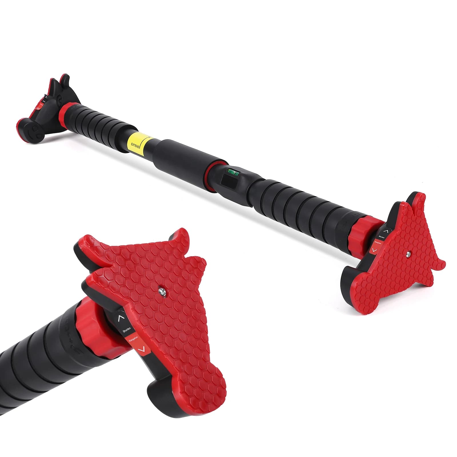 Traction bar for door, pull bar without screws, wall mounting, traction bar for anti-slip force training, adjustable traction bar