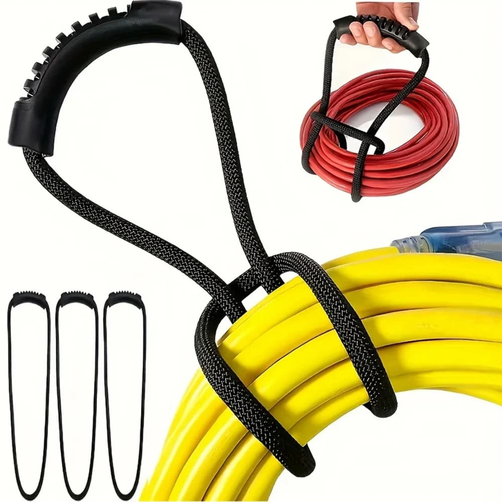 Cinghia portaoggetti Gancio e anello per carichi pesanti Cinghia da trasporto Gancio e organizer con maniglia per tubi flessibili da piscina Cavi per tubi da giardino