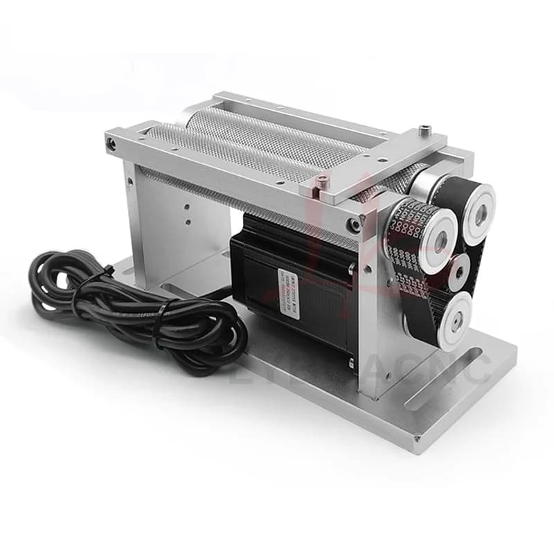 New rotary device clamp mask with rotating roller axis GZ230 for machine use for marking for engraving with fiber laser cutting