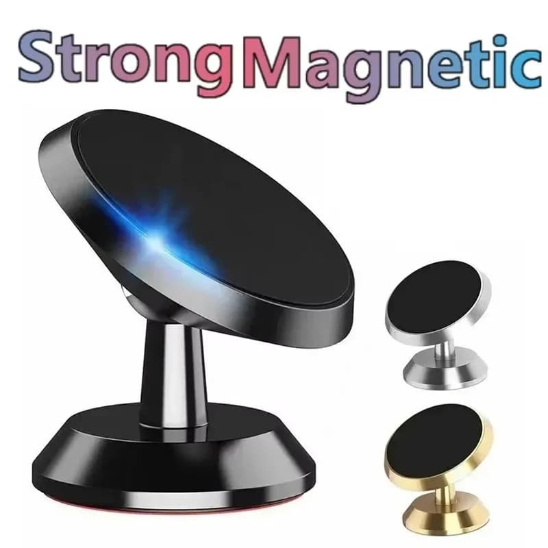 Universal Magnetic Car Mobile Phone Holder 360° Rotation Magnetic Car Mount Cell Phone GPS Smartphones Bracket For iPhone Xiaomi