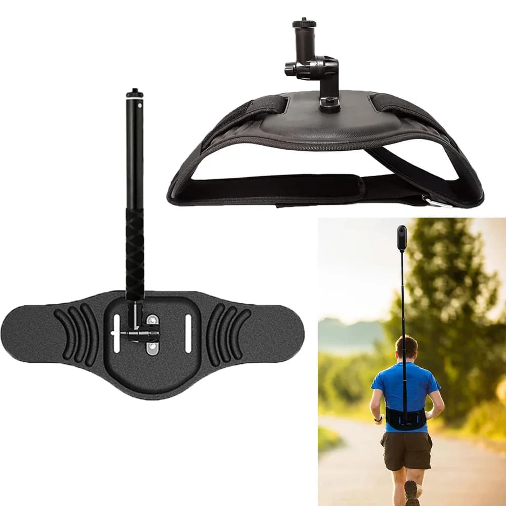 Cintura di supporto per fotocamera in EVA + PC con staffa per selfie stick per DJI OSMO Pocket / Accessori per fotocamera panoramica Insta360