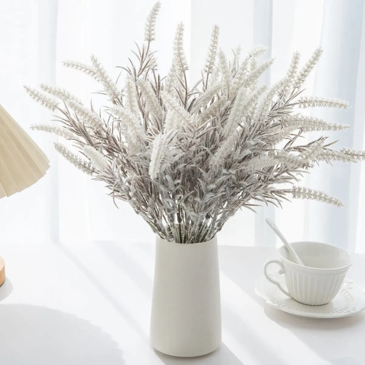 Pianta artificiale Salvia (Dog Sage) per casa e ufficio, bonsai decorativo molto venduto, per esterni, cortili, San Valentino, matrimoni, oggetto di scena per fotografia di sposa