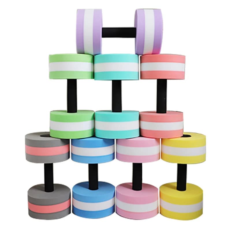 1Pc Galleggiante Nuoto Palestra Manubri Schiuma EVA Esercizio acquatico Bilanciere Peso dell'acqua per Piscina Aerobica Fitness Nuoto