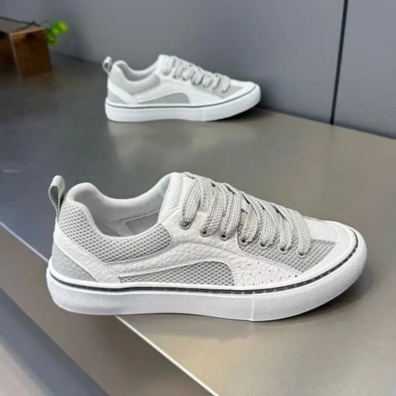 Scarpe da Passeggio Trendy per Uomo con Suola Morbida Ammortizzante, Superficie Traspirante, per Uso Quotidiano e Pendolarismo, Calzature Casual e Pratiche
