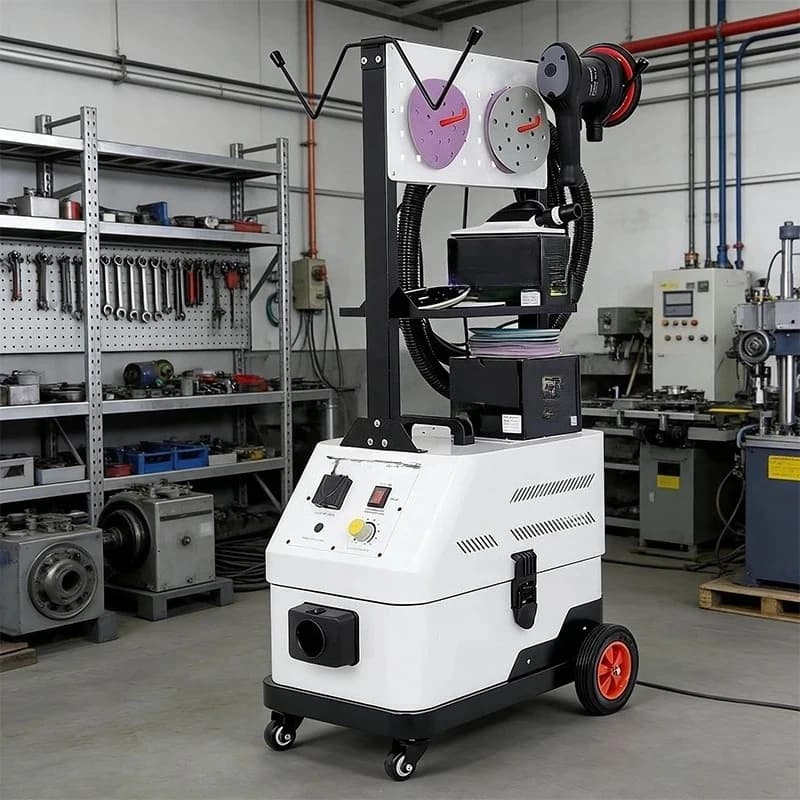 Nuova Levigatrice Orbitale Automatica Industriale per Auto con Aspirazione