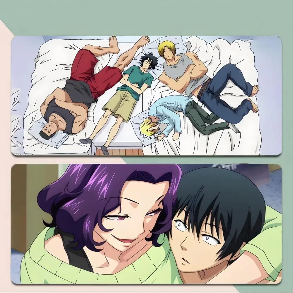 Grand Blue Dreaming Mouse Pad Thick Stitched Edge Gaming Mousepad Large Non-Slip Desk Mat