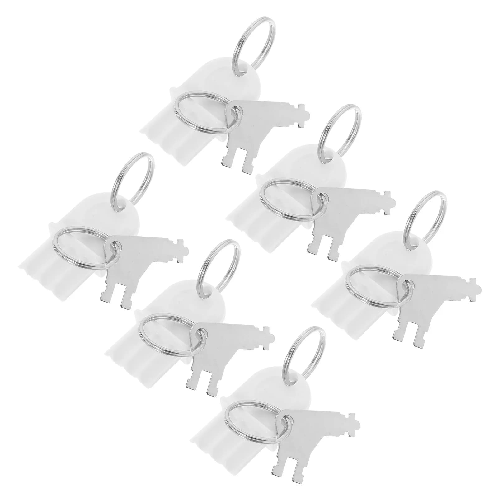 Set di 1 Dispenser Universale per Carta Igienica con Chiave, Robusto e Pratico, Portachiavi Incluso per Dispenser di Carta Igienica e Sapone