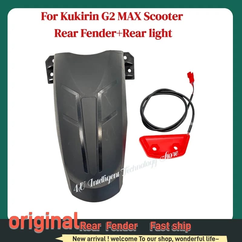 Lampada di sicurezza per gruppo fanale posteriore parafango posteriore con accessori parafango posteriore per scooter elettrico KUGOO KuKirin G2 MAX
