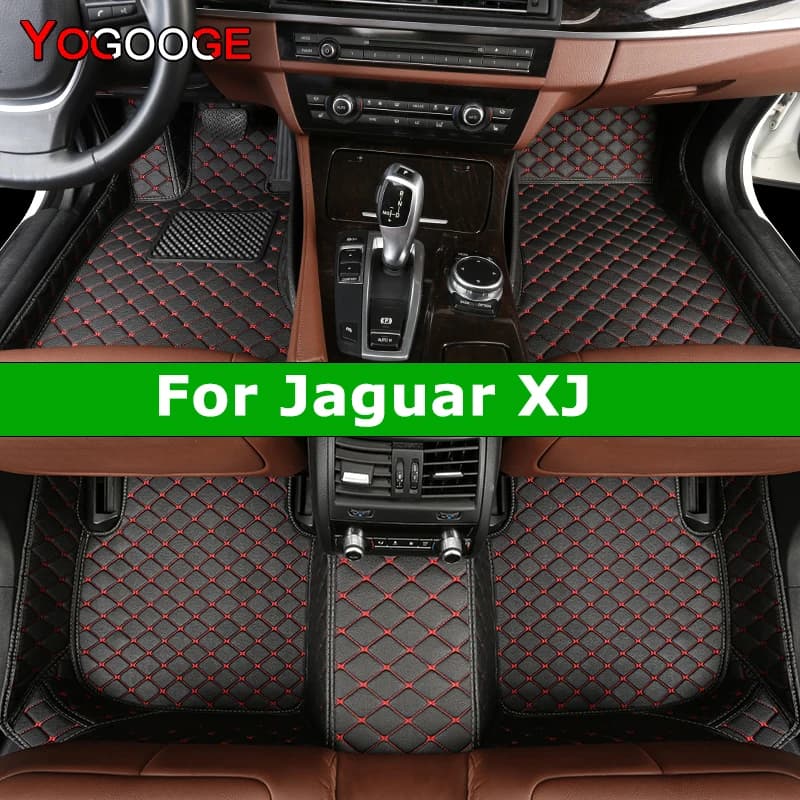 YOGOOGE custom car mats for Jaguar XJ 2003-2023 Car accessories Car accessories