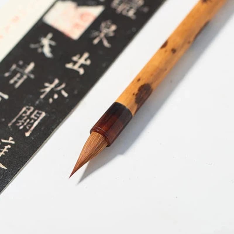 Weasel Hair Chinese Calligraphy Brush Set Lanting Xu Running Script Brush Small Regular Script Lingfei Scripture Copying Brush