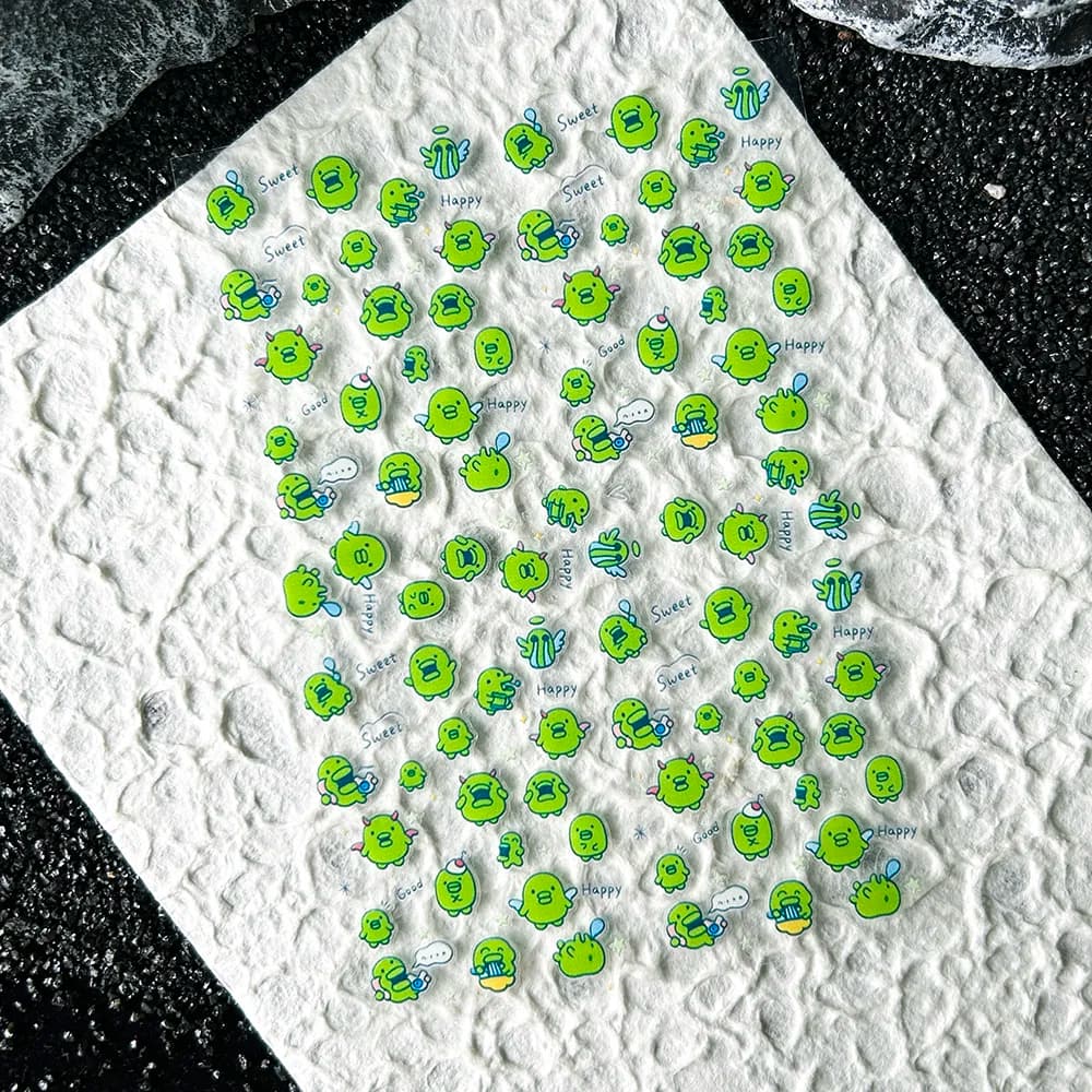 2026 New Y2k Sticker Nail Mini Ancient Animals Pvc Waterproof Cute Stytle Diy Water Bottle Box Phone Case Sticker Birthday Gifts