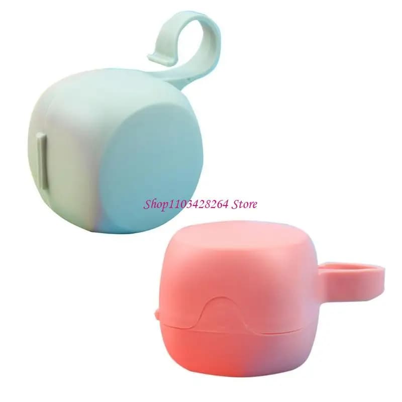 Nipple Storage Box Baby Pacifier Teat Container Portable Dustproof Soother for Case Safe PP Plastic Box Stroller