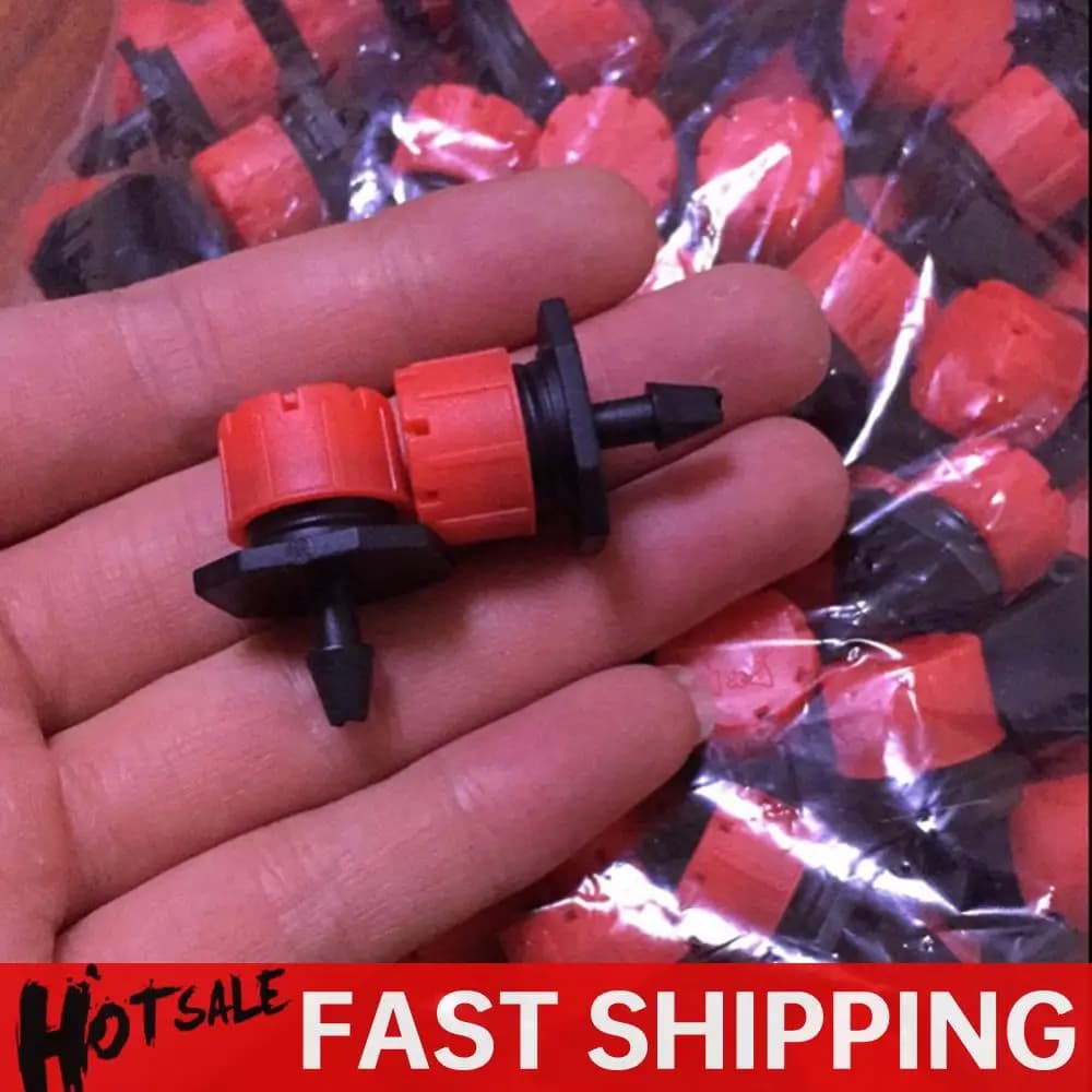 100 pcs/Bag Pipe Adjustable Dropper Micro Sprinkler Spare Anti-Intasation Portable Practical Garden Tools