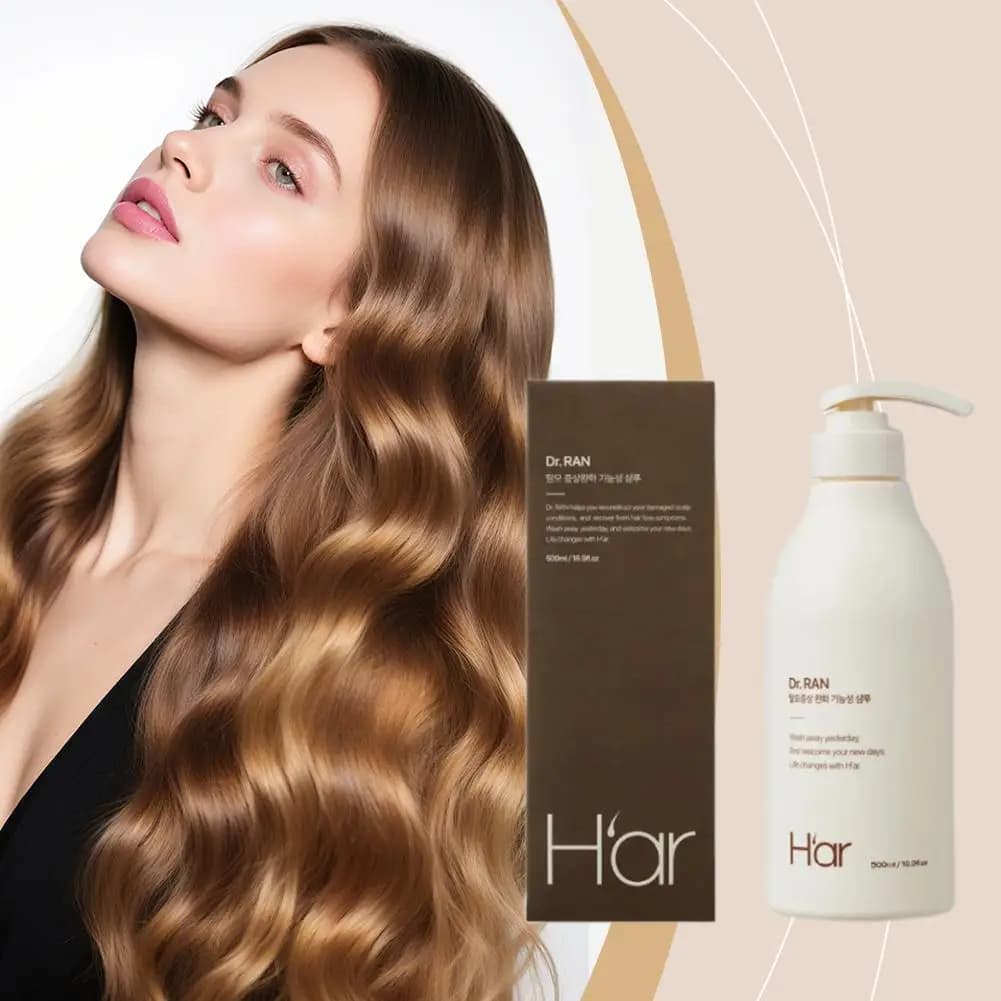 Dr. RAN Shampoo proteico alla cheratina Nutrimento intenso Controllo dei danni Riduce la rottura e le punte divise Shampoo professionale per la cura dei capelli