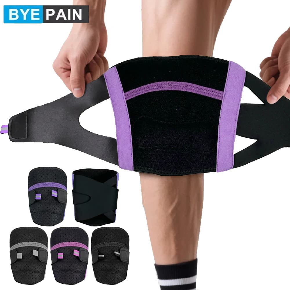 1 Pezzo Ginocchiera di Supporto per Uomo e Donna, Fascia di Compressione per Tendine Rotulee, Sollievo dal Dolore al Ginocchio, Lesioni al Menisco