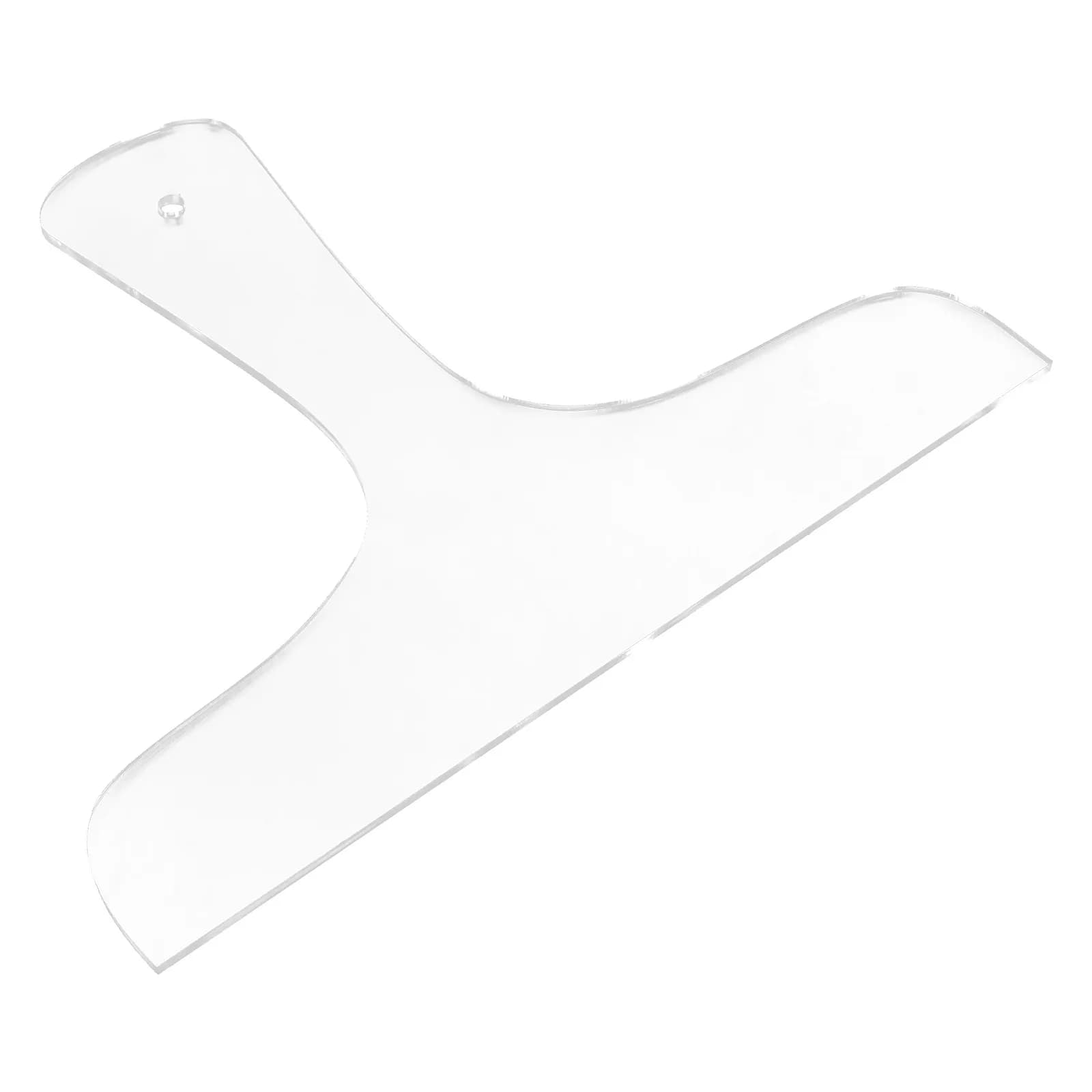 Transparent Acrylic Cutting Board Handle Template Large Reusable Router Guide for Woodworking Charcuterie Board Templates