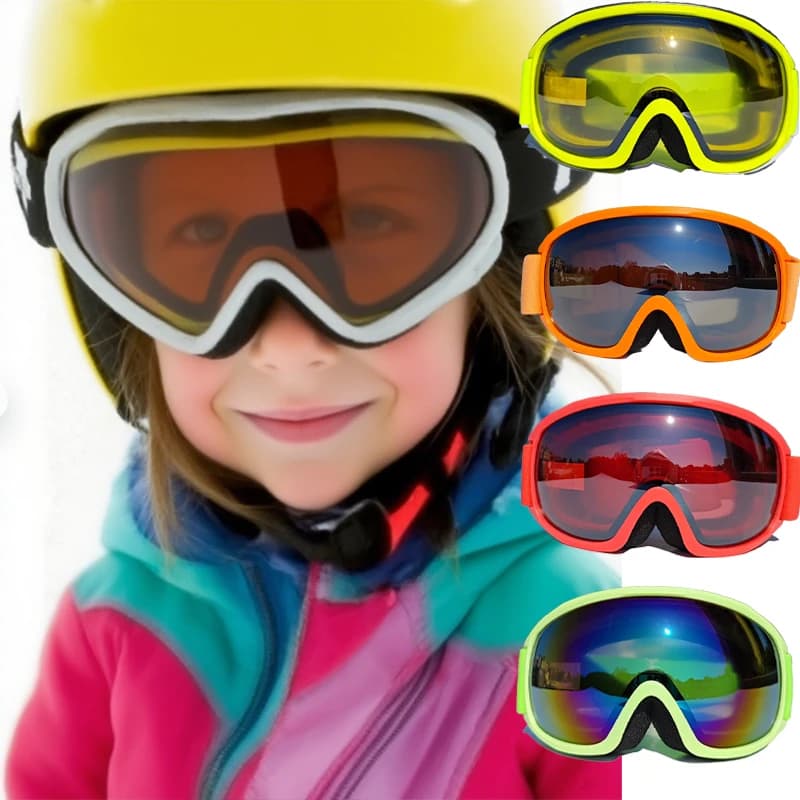 2025 Nuovi occhiali da ciclismo Occhiali di sicurezza Occhiali da vento Occhiali da sole da esterno Ideali per ragazzi e ragazze Occhiali da corsa Accessori da sci