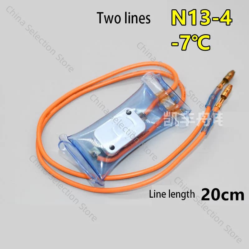 Frigorifero bimetallico foglio N13-4 8115 frigorifero raffreddato ad aria - 7 ° Sensore di controllo della temperatura per scongelamento e scongelamento C