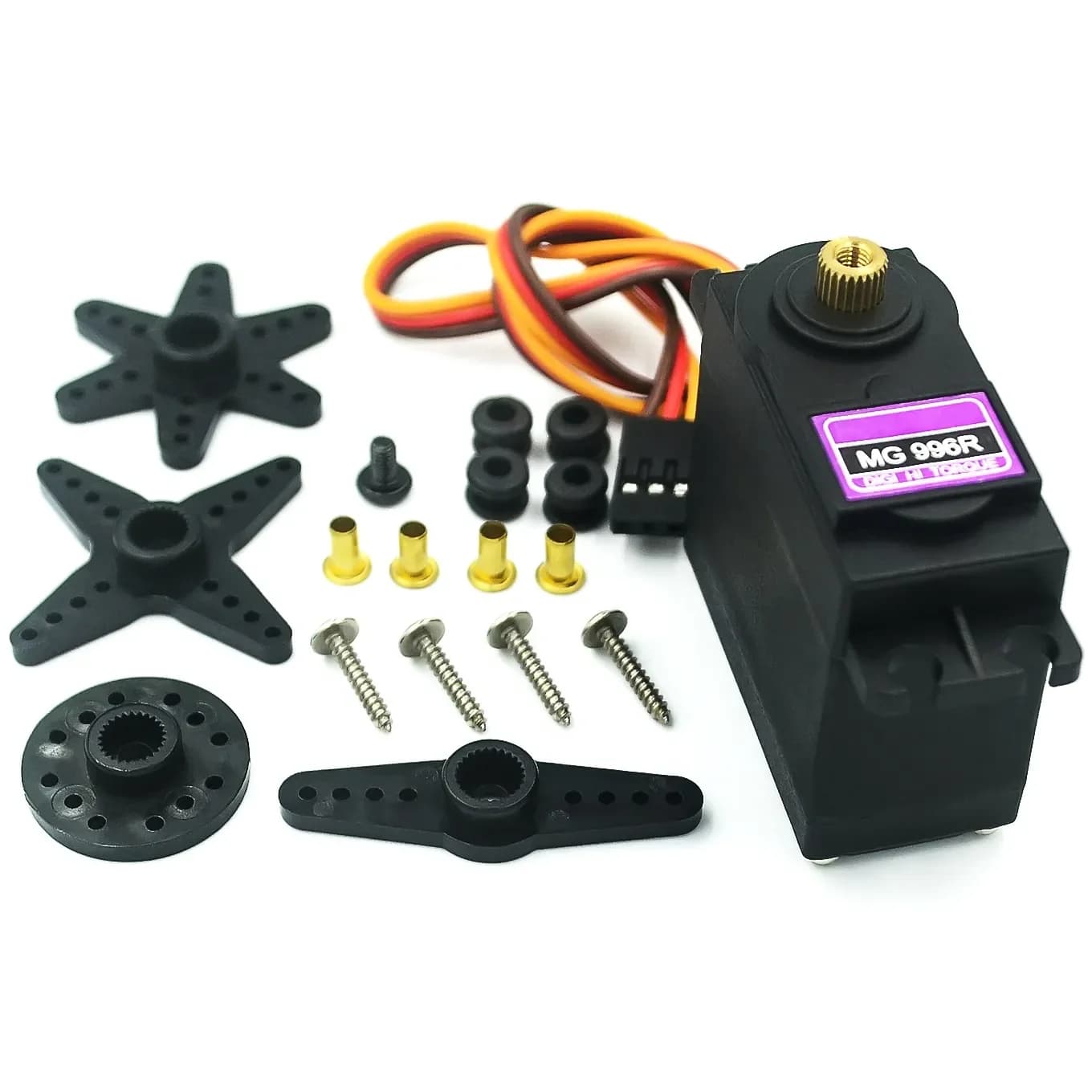 1PCS/2PCS MG996R All Metal Gear Servo 13KG 15KG Servi digitali per JR Auto RC Modello Elicottero Barca Arduino UNO FAI DA TE