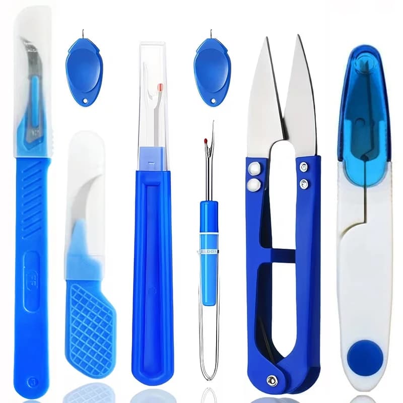 Seam Ripper Stitch Remover Tool Set Sewing Unpicker Cutter for Tailor Fabric Craft DIY Clothing Alteration Repair Kit