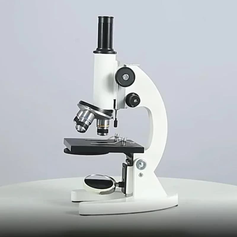 Microscopio Biologico Monoculare 1600X per Bambini, per Esperimenti Scientifici a Scuola Elementare, Regalo di Compleanno per Ragazzi