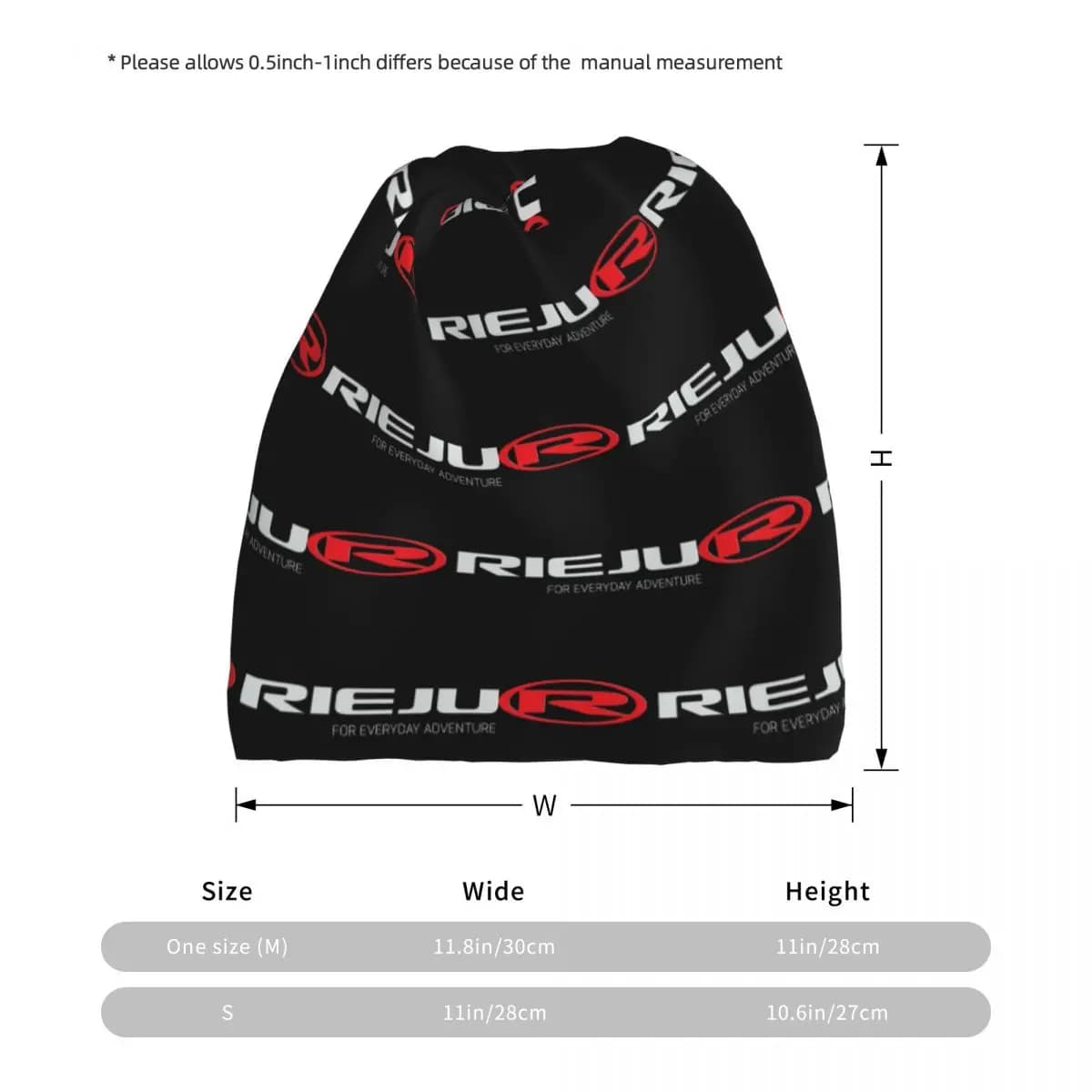 RIEJU Logo Moto Bandana Neck Gaiter Face Scarf Multi-use Headband Beanies Hat for Men Women Adult Windproof