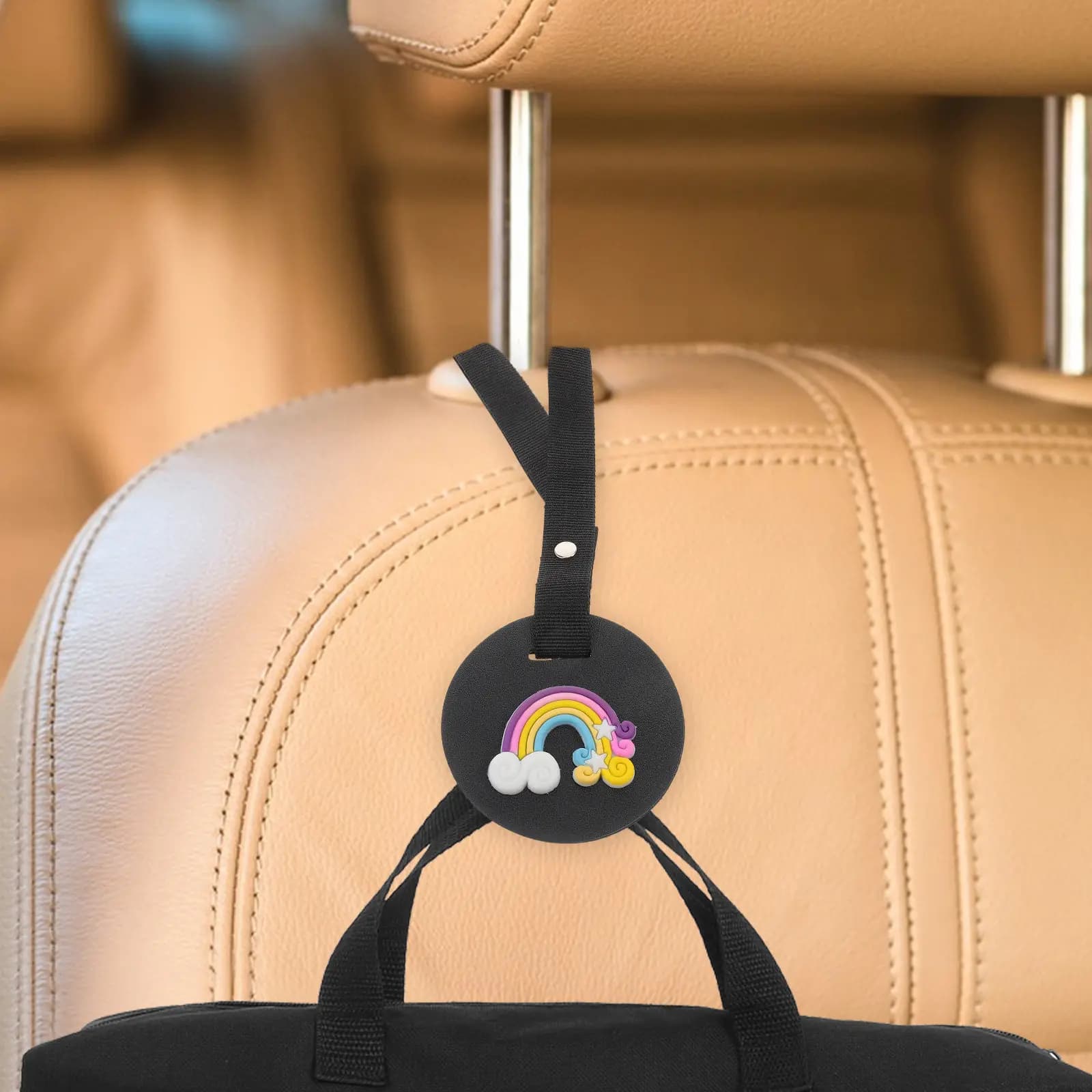 Auto Poggiat Organizer Hooks, Universal Portable Holder for Hanging Bags, Coats, Poster Seat Organizer