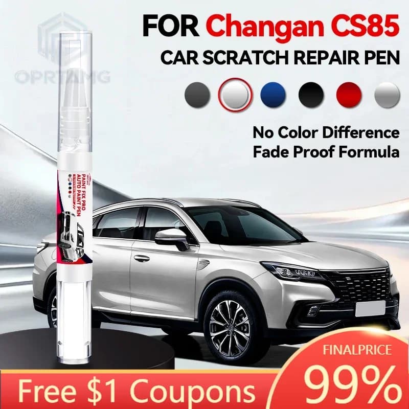 Purpose Vehicle For Chang An CS85 Car Paint Repair Pen Touch Up Scratch Remover DIY Auto Accessories Polar White Red Star Blue P