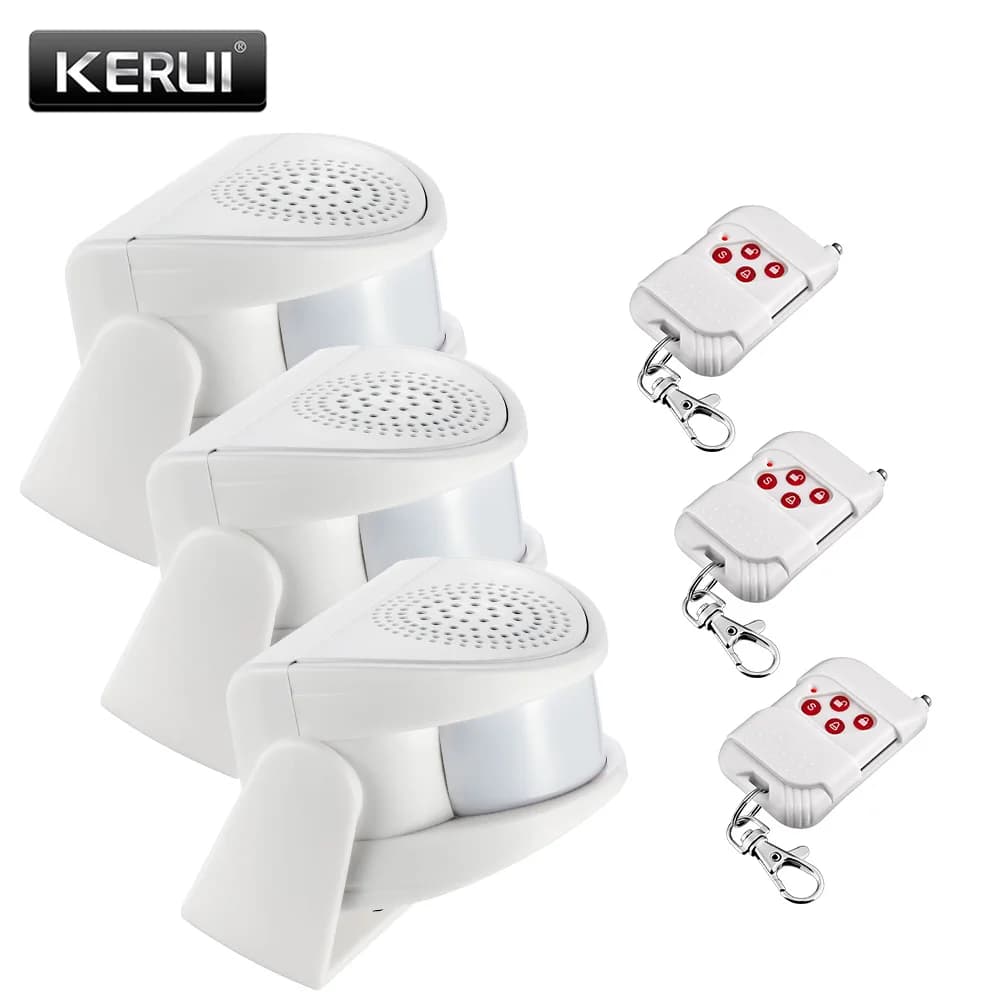 Campanello Wireless KERUI con Sensore di Movimento per Interni, Allarme Antifurto per Casa, Negozio, Negozio, Avviso Visitaatori all'Apertura della Porta