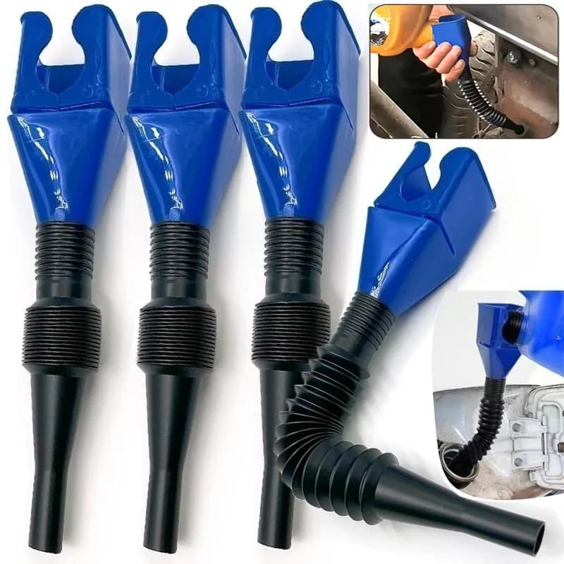 10 pz Imbuto di Rifornimento di Plastica Tubo Telescopico Pieghevole Portatile Baionetta Bocca Larga Flessibile Snap-in Accessori Da Cucina Imbuto