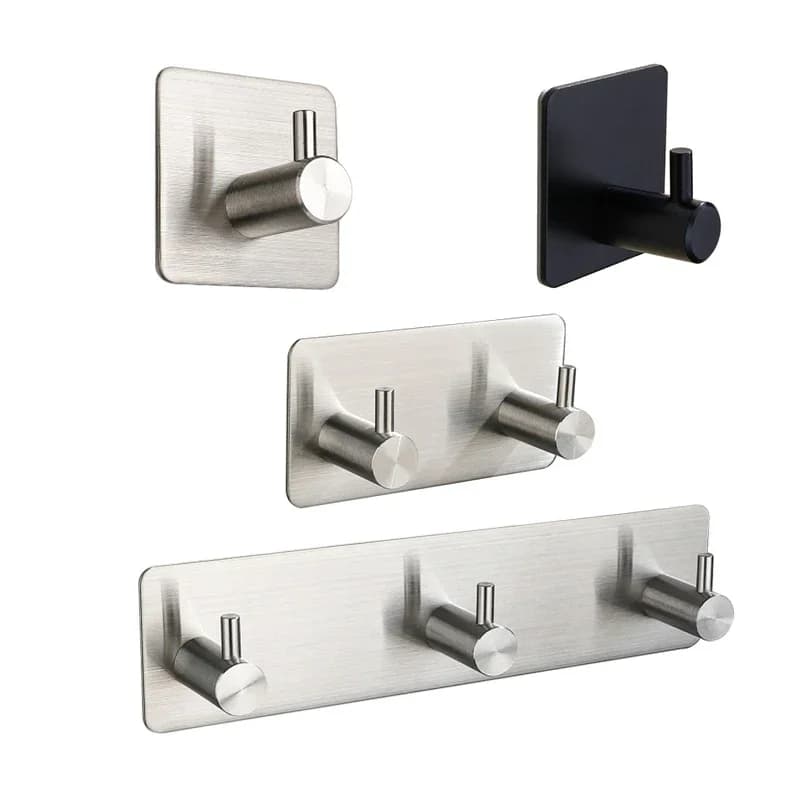3M Stainless Steel Stickers, Wall Hooks and Door, Anti-rust Towels, Clothes rack and Towels