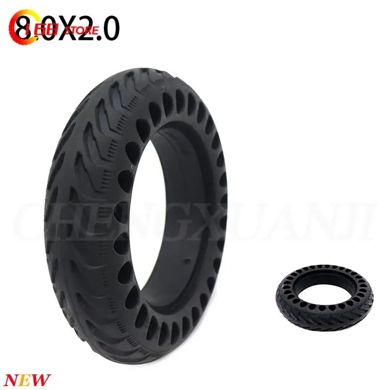8 Inch 8.0x2.0 Solid Tire Thickening Honeycomb Solid Wheel Tyre for Electric Bike Scooter Part